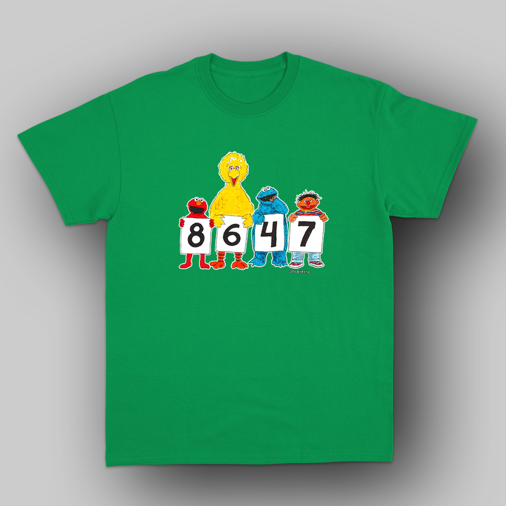 8647 Sesame Street T-Shirt — jesseduquette.com